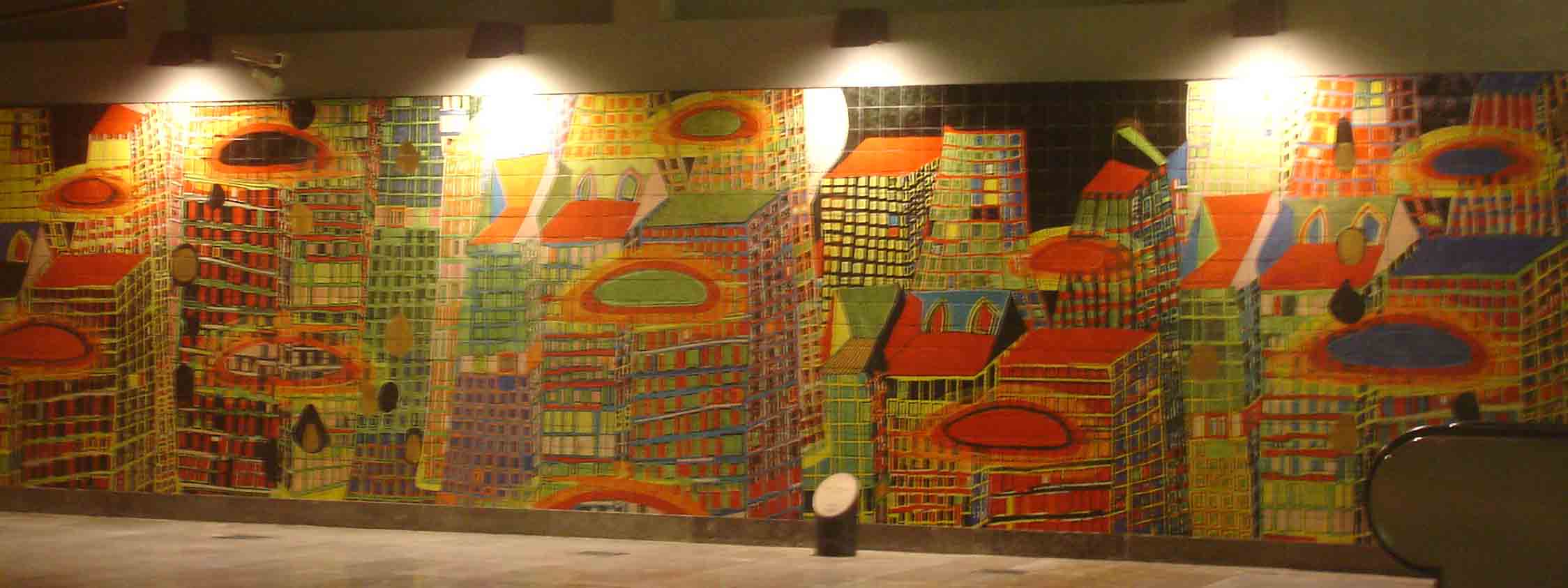 Hundertwasser in der Metro