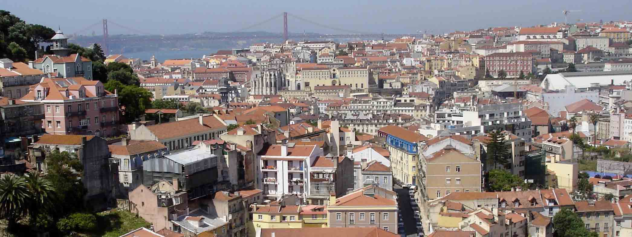 Blick vom Miradouro in Graça